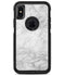 White Scratched Marble - iPhone X OtterBox Case & Skin Kits