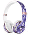 White Skulls on Purple Watercolor Full-Body Skin Kit for the Beats by Dre Solo 3 Wireless Headphones
