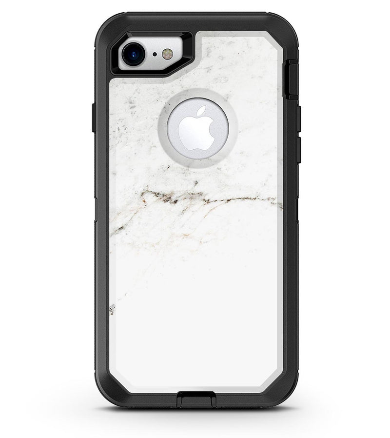 White Slight Grunge Marble Surface - iPhone 7 or 8 OtterBox Case & Skin Kits