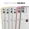 White Vertical Wood Planks  - Skin-Kit compatible with the Apple iPhone 12, 12 Pro Max, 12 Mini, 11 Pro or 11 Pro Max (All iPhones Available)