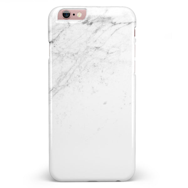 White and Black Marble Surface iPhone 6/6s or 6/6s Plus INK-Fuzed Case