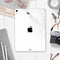 White and Black Marble Surface - Full Body Skin Decal for the Apple iPad Pro 12.9", 11", 10.5", 9.7", Air or Mini (All Models Available)