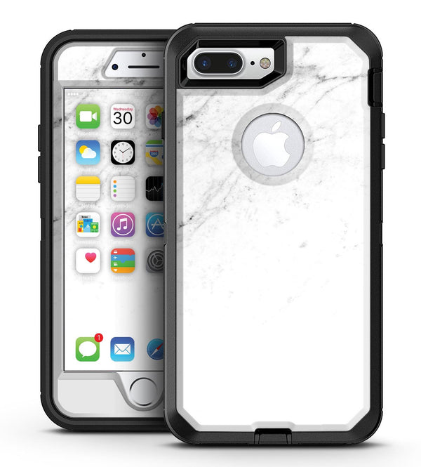White and Black Marble Surface - iPhone 7 Plus/8 Plus OtterBox Case & Skin Kits