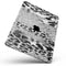 White and Black Real Leopard Print - Full Body Skin Decal for the Apple iPad Pro 12.9", 11", 10.5", 9.7", Air or Mini (All Models Available)