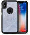 White and Blue Textured Sky - iPhone X OtterBox Case & Skin Kits