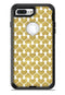 White and Gold Foil Hearts v11 - iPhone 7 or 7 Plus Commuter Case Skin Kit