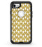 White and Gold Foil Hearts v11 - iPhone 7 or 8 OtterBox Case & Skin Kits