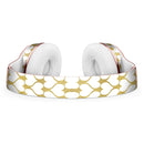 White and Gold Foil Hearts v13 Full-Body Skin Kit for the Beats by Dre Solo 3 Wireless Headphones