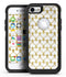 White and Gold Foil Hearts v13 - iPhone 7 or 8 OtterBox Case & Skin Kits