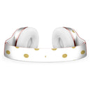 White and Gold Foil Polka v12 Full-Body Skin Kit for the Beats by Dre Solo 3 Wireless Headphones