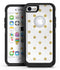 White and Gold Foil Polka v12 - iPhone 7 or 8 OtterBox Case & Skin Kits