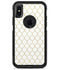 White and Gold Foil v1 - iPhone X OtterBox Case & Skin Kits