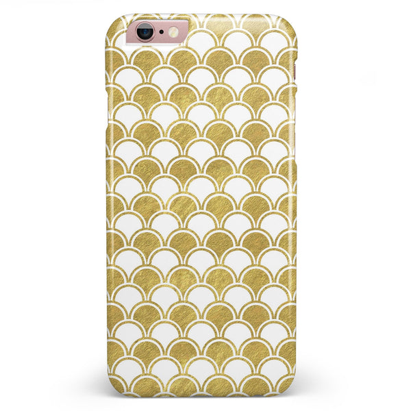 White and Gold Foil v2 iPhone 6/6s or 6/6s Plus INK-Fuzed Case