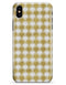 White and Gold Foil v2 - iPhone X Clipit Case
