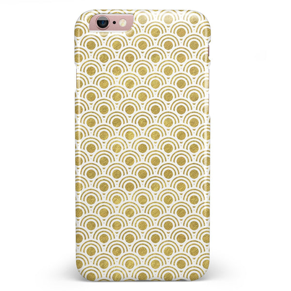 White and Gold Foil v3 iPhone 6/6s or 6/6s Plus INK-Fuzed Case