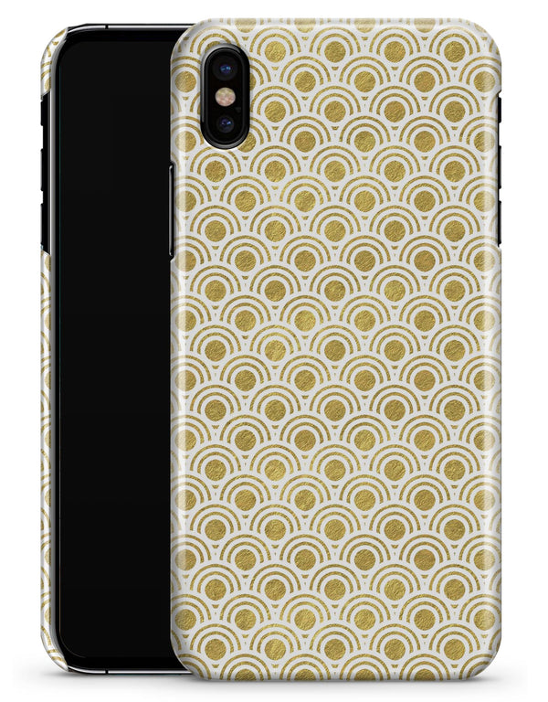White and Gold Foil v3 - iPhone X Clipit Case