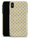 White and Gold Foil v3 - iPhone X Clipit Case