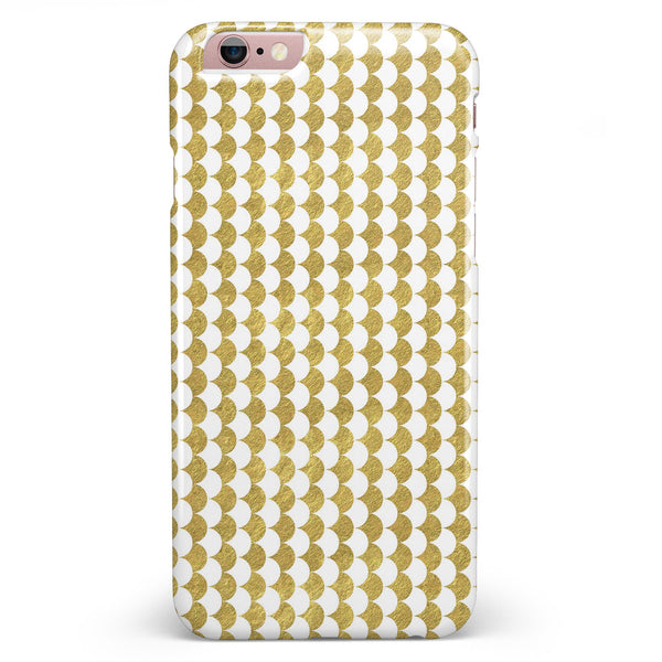White and Gold Foil v4 iPhone 6/6s or 6/6s Plus INK-Fuzed Case