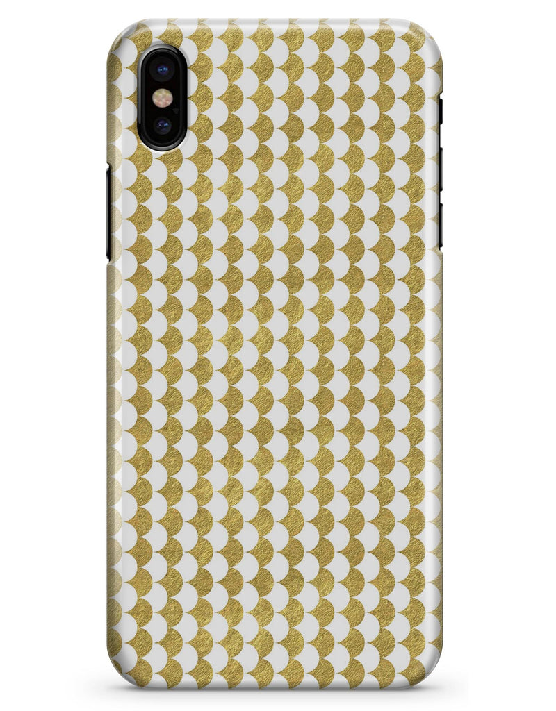 White and Gold Foil v4 - iPhone X Clipit Case