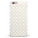 White and Gold Foil v5 iPhone 6/6s or 6/6s Plus INK-Fuzed Case