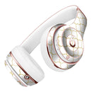White and Gold Foil v5 Full-Body Skin Kit for the Beats by Dre Solo 3 Wireless Headphones