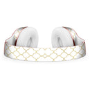 White and Gold Foil v5 Full-Body Skin Kit for the Beats by Dre Solo 3 Wireless Headphones