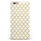White and Gold Foil v6 iPhone 6/6s or 6/6s Plus INK-Fuzed Case