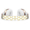 White and Gold Foil v6 Full-Body Skin Kit for the Beats by Dre Solo 3 Wireless Headphones