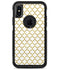 White and Gold Foil v6 - iPhone X OtterBox Case & Skin Kits
