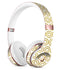 White and Gold Foil v7 Full-Body Skin Kit for the Beats by Dre Solo 3 Wireless Headphones