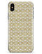 White and Gold Foil v7 - iPhone X Clipit Case