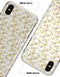 White and Gold Foil v8 - iPhone X Clipit Case