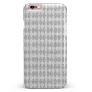 White and Gray Diamond Board Pattern iPhone 6/6s or 6/6s Plus INK-Fuzed Case