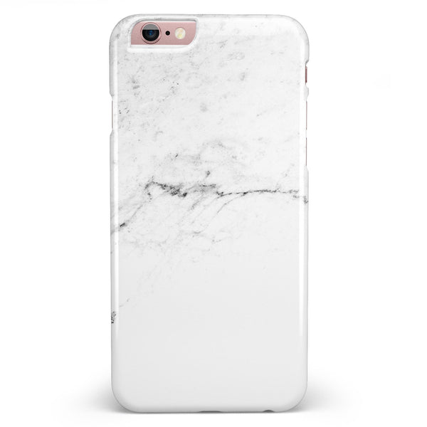 White and Gray Neutral Marble Surface iPhone 6/6s or 6/6s Plus INK-Fuzed Case