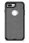 White and Gray Scratched Fabric Surface - iPhone 7 or 7 Plus Commuter Case Skin Kit