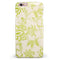 White and Green Floral Damask Pattern iPhone 6/6s or 6/6s Plus INK-Fuzed Case