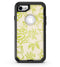 White and Green Floral Damask Pattern - iPhone 7 or 8 OtterBox Case & Skin Kits