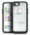 White and Green Marble Surface - iPhone 7 or 8 OtterBox Case & Skin Kits