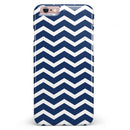 White and Navy Chevron Stripes iPhone 6/6s or 6/6s Plus INK-Fuzed Case