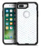 White and Thin Blue Chevron Pattern - iPhone 7 Plus/8 Plus OtterBox Case & Skin Kits