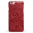 Wine Watercolor Hearts iPhone 6/6s or 6/6s Plus INK-Fuzed Case