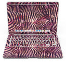 Wine Watercolor Zebra Pattern - MacBook Air Skin Kit