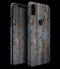 Wood Planks with Peeled Blue Paint - iPhone XS MAX, XS/X, 8/8+, 7/7+, 5/5S/SE Skin-Kit (All iPhones Avaiable)