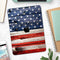 Wooden Grungy American Flag - Full Body Skin Decal for the Apple iPad Pro 12.9", 11", 10.5", 9.7", Air or Mini (All Models Available)