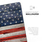 Wooden Grungy American Flag - Full Body Skin Decal for the Apple iPad Pro 12.9", 11", 10.5", 9.7", Air or Mini (All Models Available)