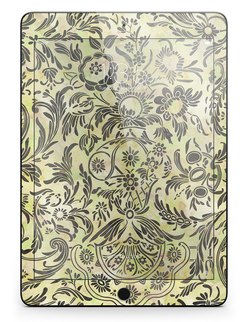 Woodland_Green_Damask_Watercolor_Pattern_-_iPad_Pro_97_-_View_6.jpg