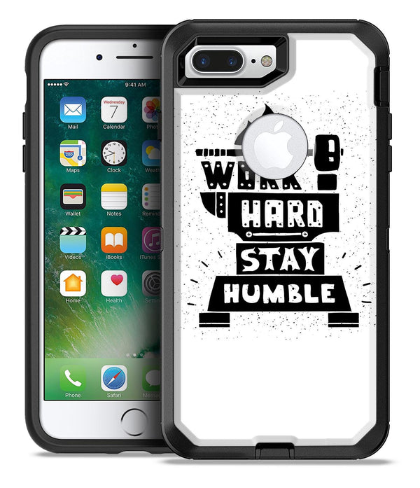 Work Hard Stay Humble - iPhone 7 or 7 Plus Commuter Case Skin Kit