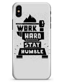 Work Hard Stay Humble - iPhone X Clipit Case