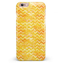 Yellow Basic Watercolor Chevron Pattern iPhone 6/6s or 6/6s Plus INK-Fuzed Case