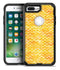 Yellow Basic Watercolor Chevron Pattern - iPhone 7 or 7 Plus Commuter Case Skin Kit